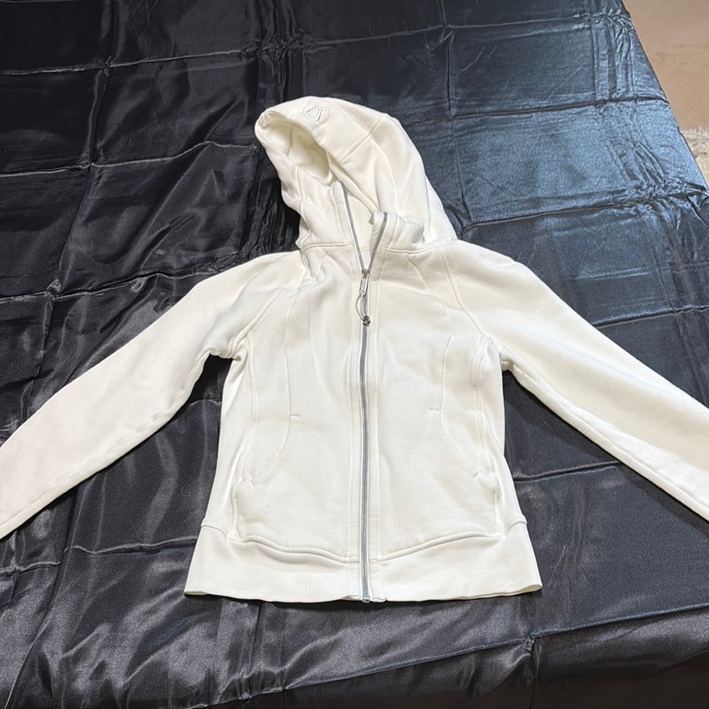 White Lululemon Zip Jacket